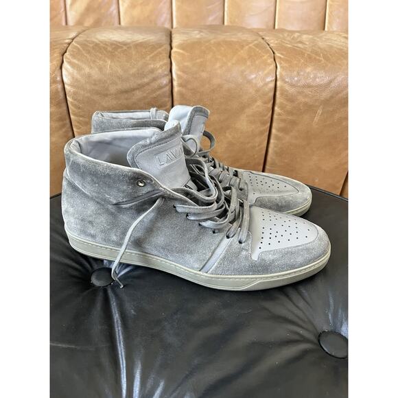 Lavati Gray Italian Leather Sneackers US 11 main image 6